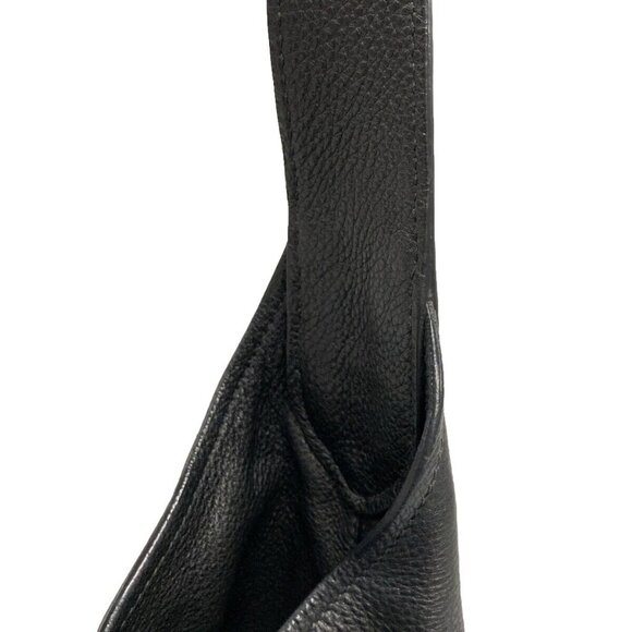 Auth PRADA Logo 1BC013 Black Leather - Shoulder Bag - Picture 10 of 16
